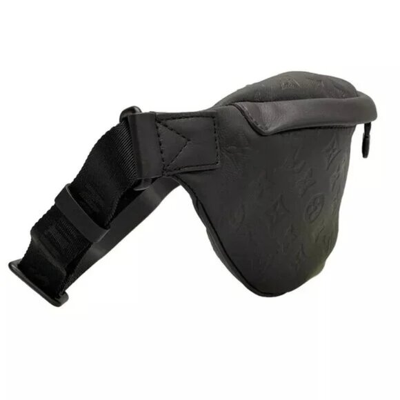 100% Auth LOUIS VUITTON Discovery Bum Bag PM Noir Monogram Shadow 1418-101224 - Picture 3 of 14